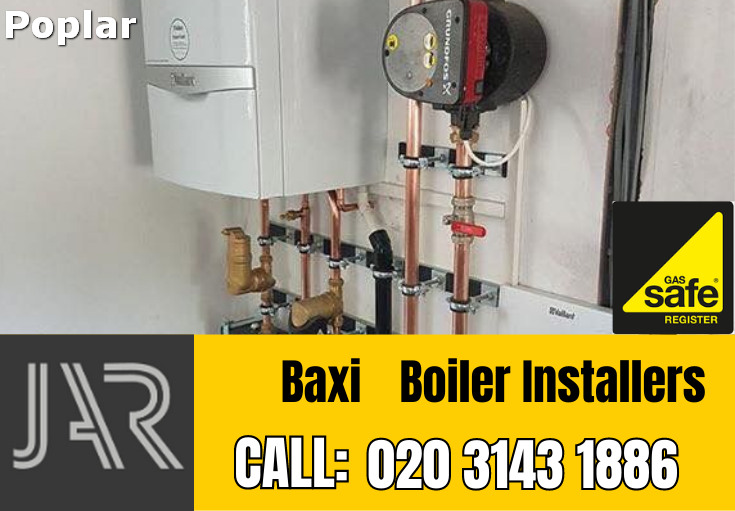 Baxi boiler installation Poplar