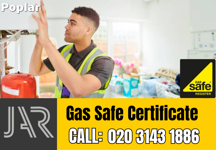 gas safe certificate Poplar